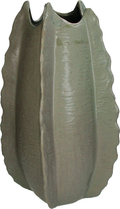 HD Collection Vase Steingut grün 31x31x53cm