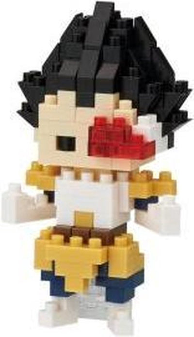 Bandai – Nanoblock – Vegeta – Dragon Ball Z – Mini-Steinfigur – Bausatz – Manga-Figur Vegeta Pixel Bausatz – nbdb004