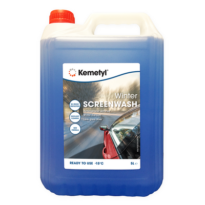 Kemetyl 1060985 – Winter-Scheibenwaschmittel – 15 °C, PG-frei, 5 l | 3 Stück