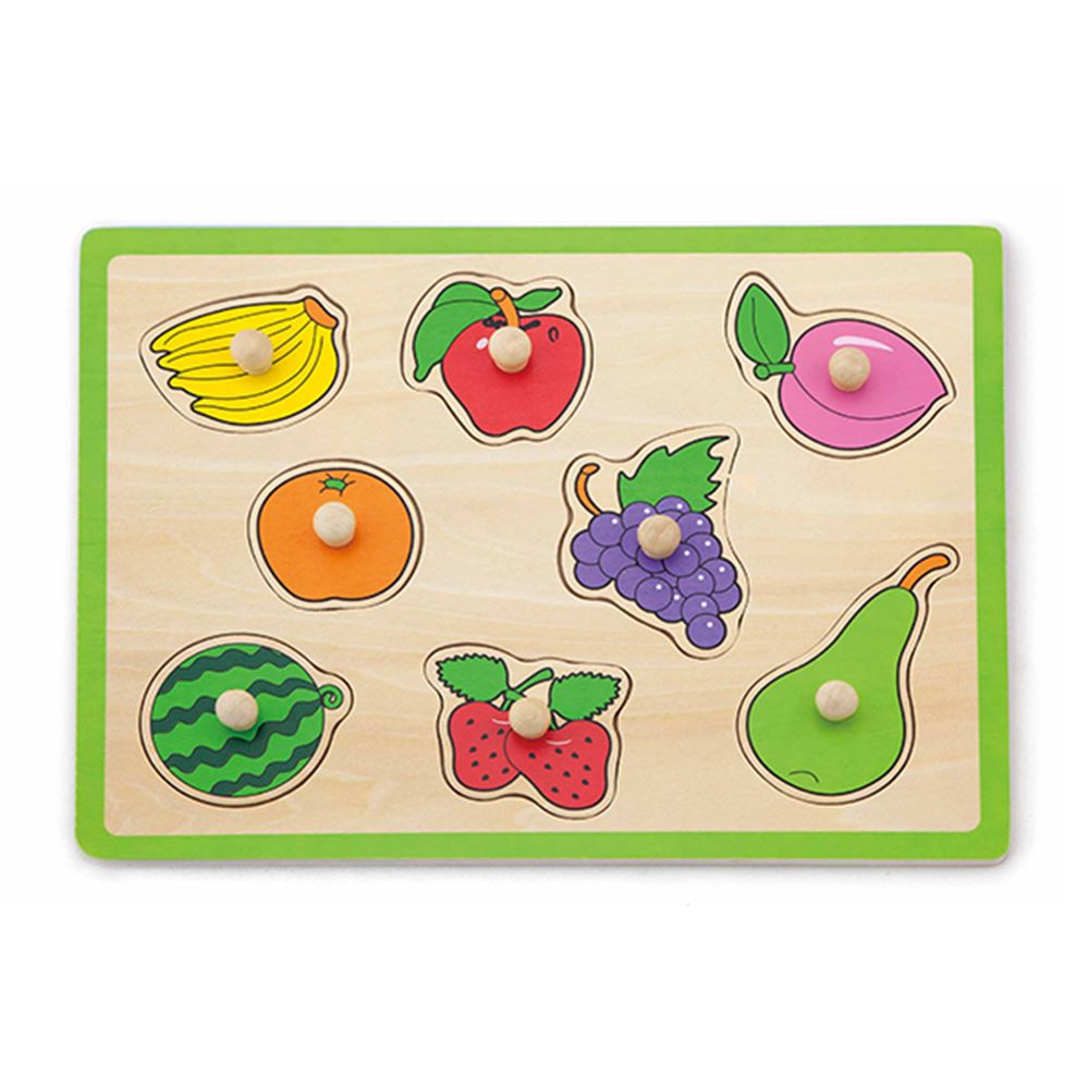 Knopfpuzzle Obst 30x22,5 cm. +18m