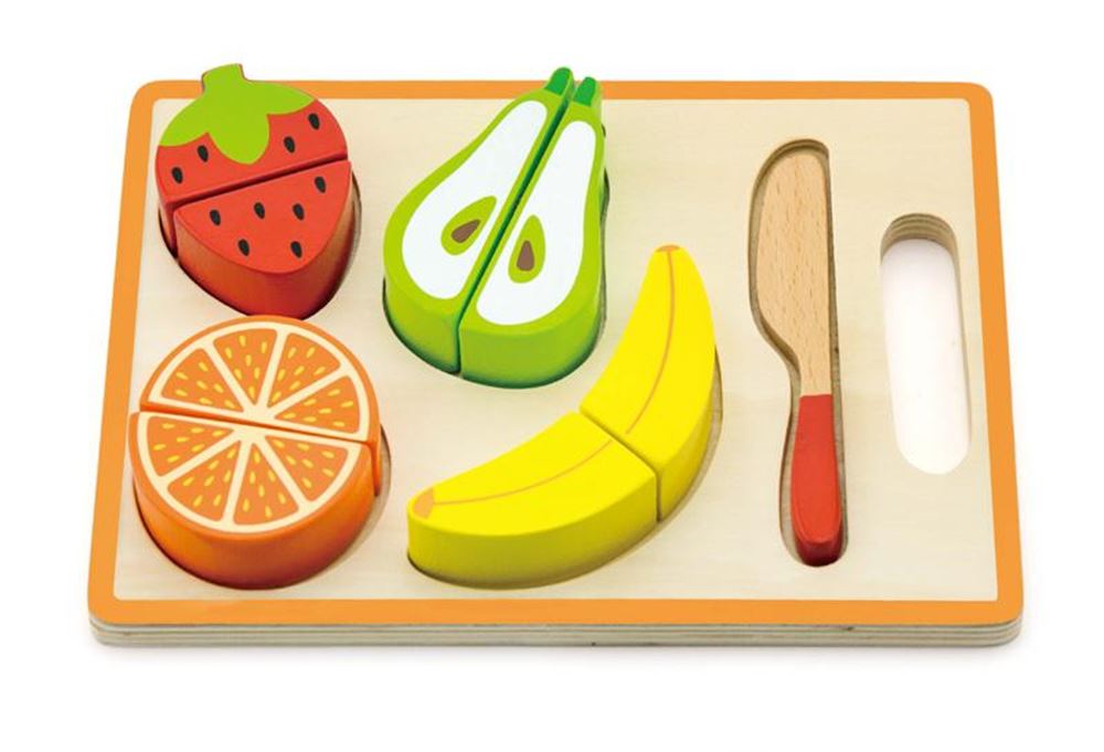 Obst schneiden. +18 Monate