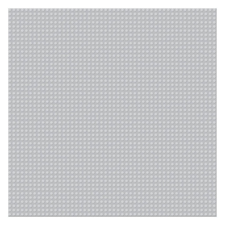 Sluban Basic -Gebäudeplatte 40x40 cm Grau