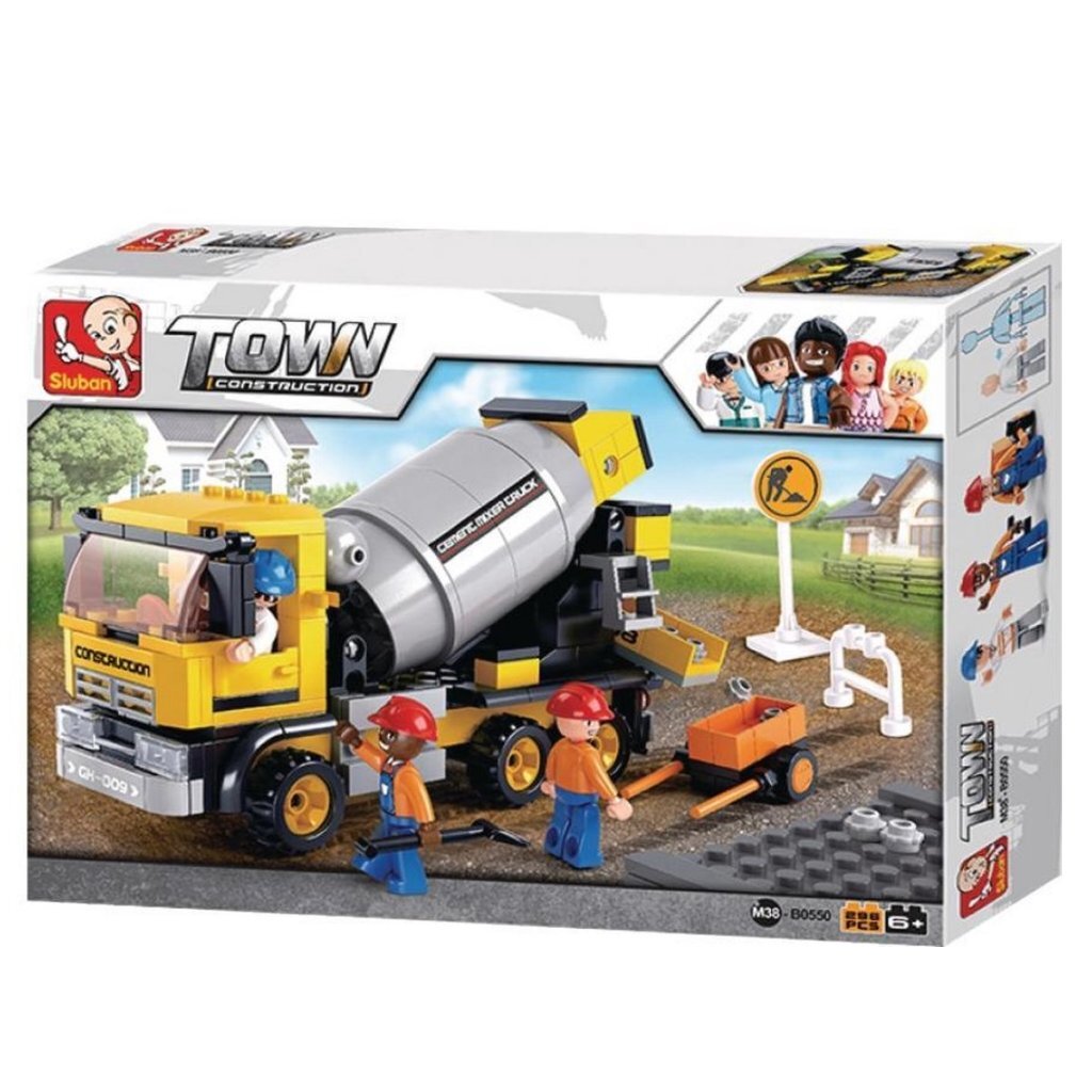 Sluban Town Construction Zement Wagen