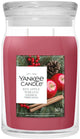 Yankee Candle – Duftkerze mit rotem Apfelkranz, großes Glas – 90 Brennstunden – zwei Dochte