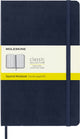 Klassisches Moleskine-Notizbuch – groß – Hardcover – kariert – Saphirblau