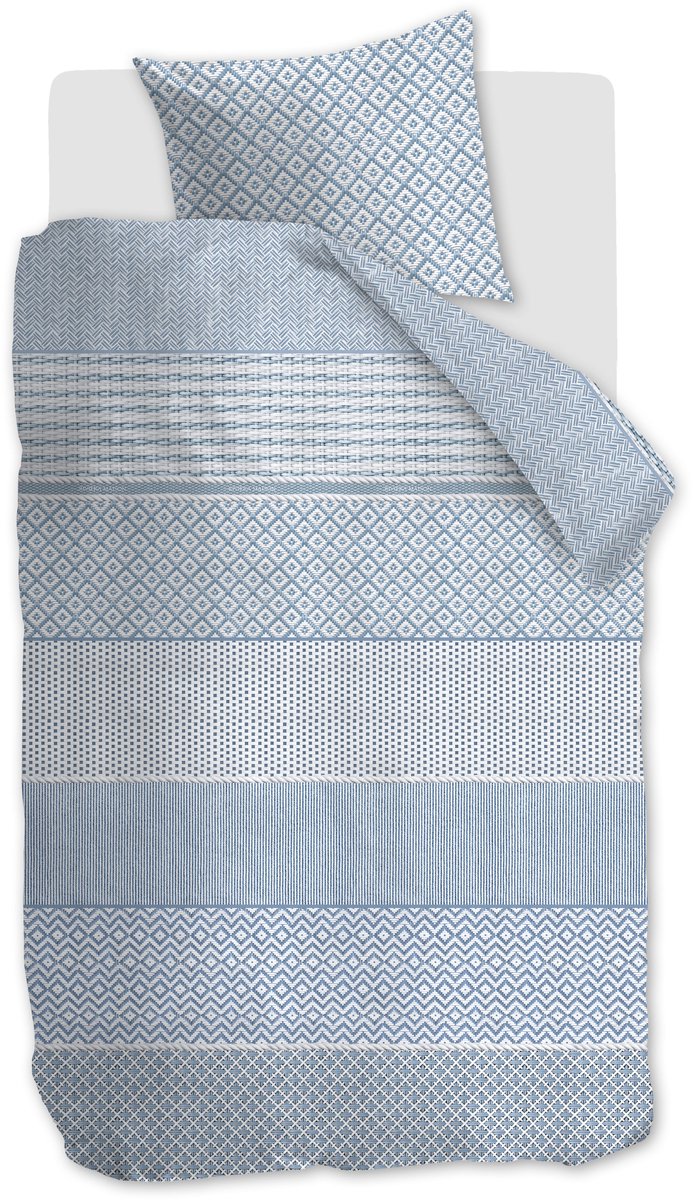 Riviera Maison Rivièra Maison Francesco Bettbezug – Einzelbett – 140 x 200 220 cm – Blau