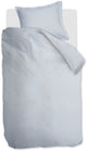 Ambiante Satin-Uni-Bettbezug – Einzelbett – 140 x 200 220 cm – Hellblau
