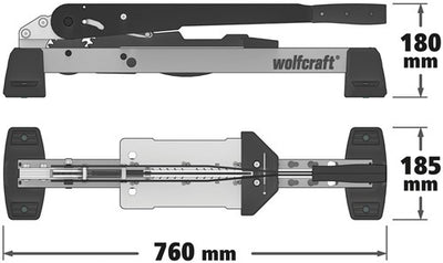 Wolfcraft Wolfcraft Vinylen Laminatschneider VLC 1000