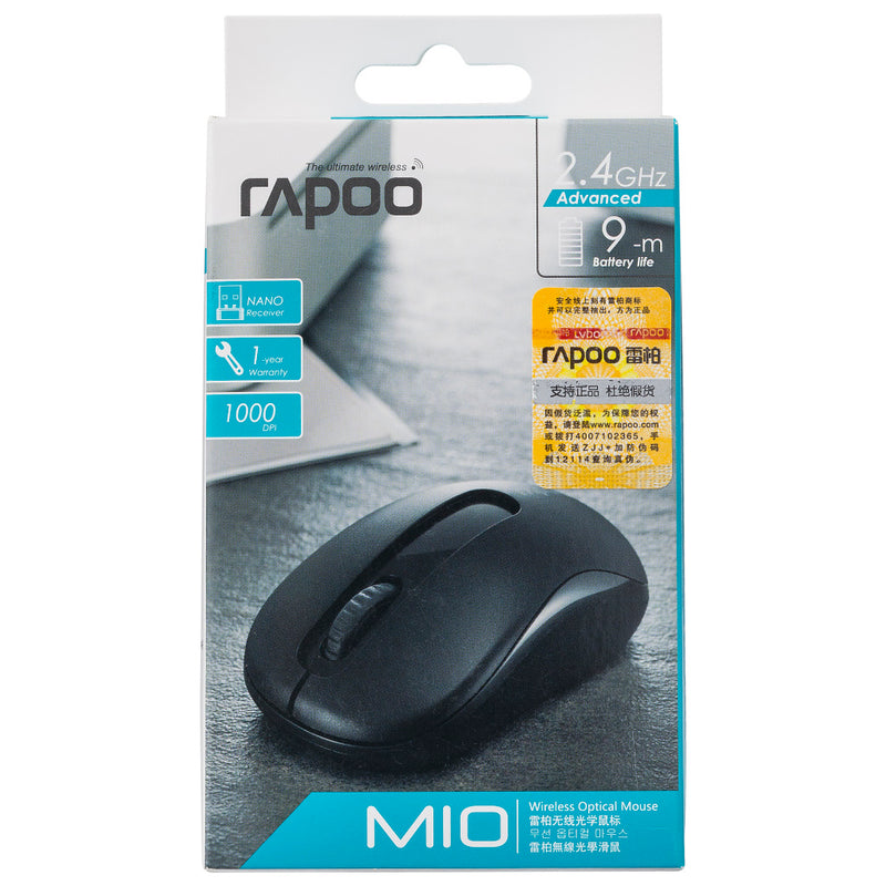 Rapoo Mouse Opt. 2,4 GHz Black M10