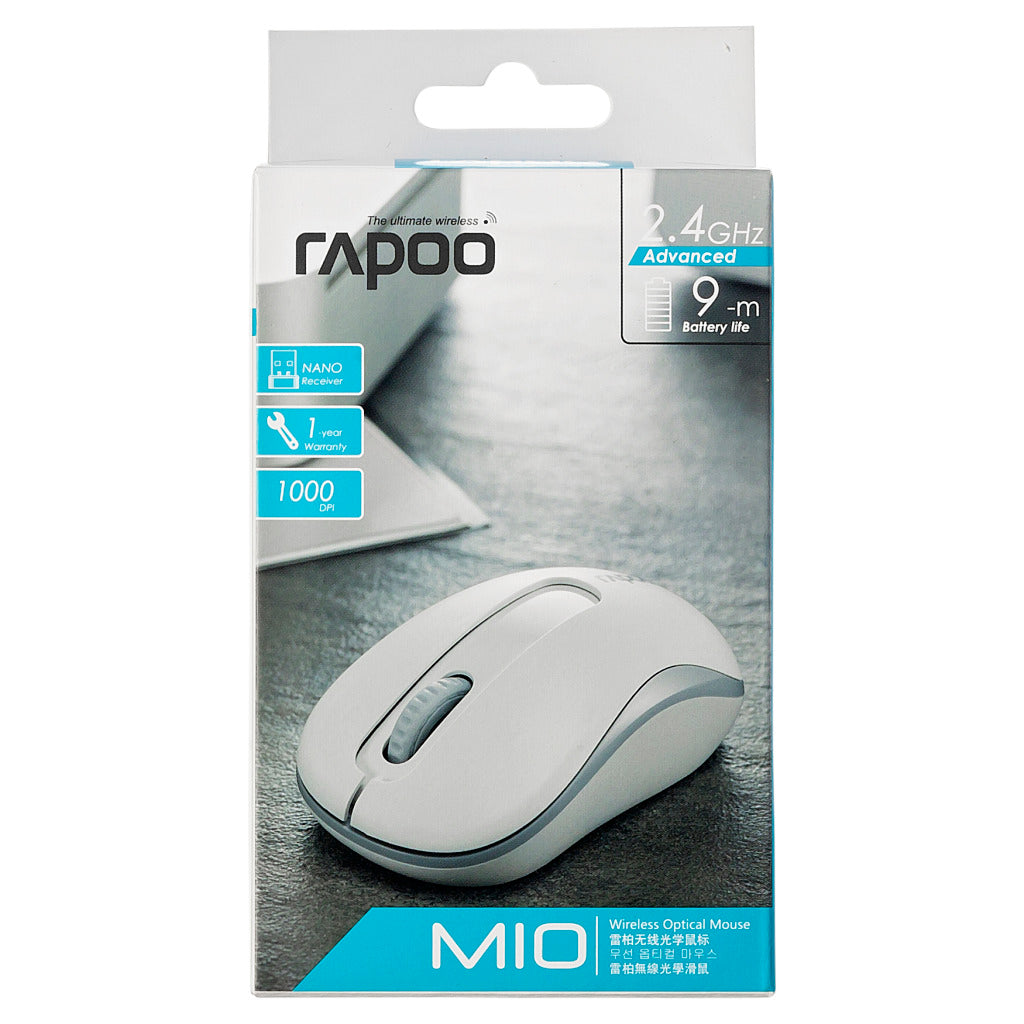 Rapoo Rapoo Mouse Opt. 2,4 GHz Weiß M10