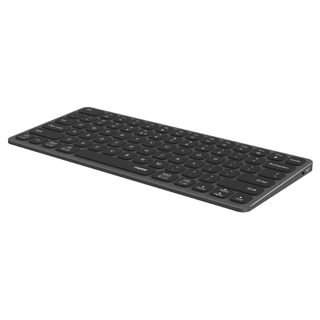 Rapoo uck-6001 ultraflache Tastatur 8in1 USB-C Multiport-Hub schwarz