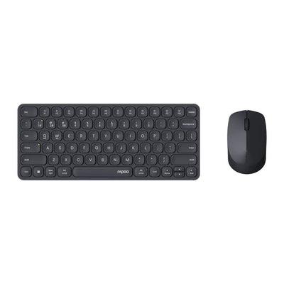 Rapoo 9010m Combo-Set qwerty(nl) Tastatur + Maus schwarz