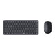 Rapoo 9010m Combo-Set qwerty(nl) Tastatur + Maus schwarz