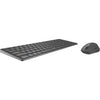 Rapoo 9700m Wireless Multimode Blade Combo Set Dunkelgrau QWERTY Us