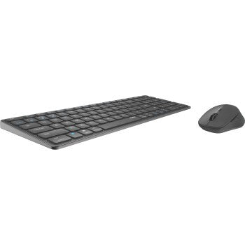 Rapoo 9700m Wireless Multimode Blade Combo Set Dunkelgrau QWERTY Us