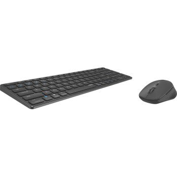 Rapoo 9700m Wireless Multimode Blade Combo Set Dunkelgrau QWERTY Us