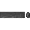 Rapoo 9800m Wireless Multim. Blade Combo in voller Größe dunkelgrau QWERTY Us