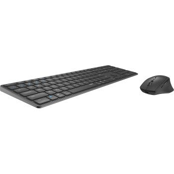 Rapoo 9800m Wireless Multim. Blade Combo in voller Größe dunkelgrau QWERTY Us