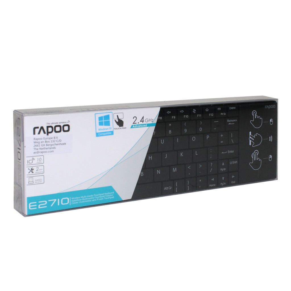 Rapoo Rapoo Keyboard Touch 2.4GH Black 2710