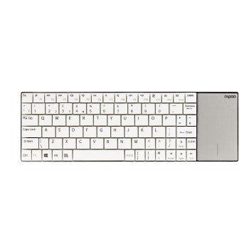 Rapoo Rapoo E2710 2.4 GHz Wireless Ultraslank Multimedia Keyboard Zwiebel Weiß