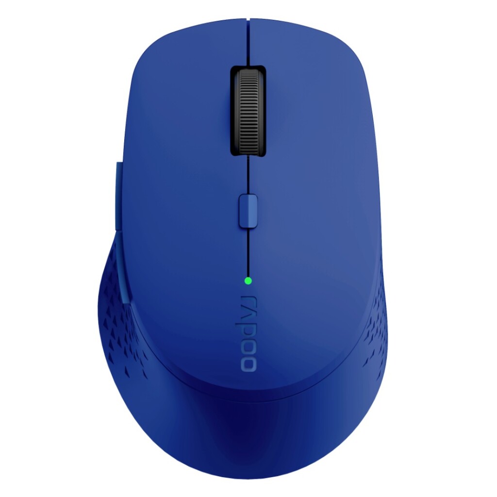 Rapoo m300 lautlose kabellose optische Multimode-Maus blau