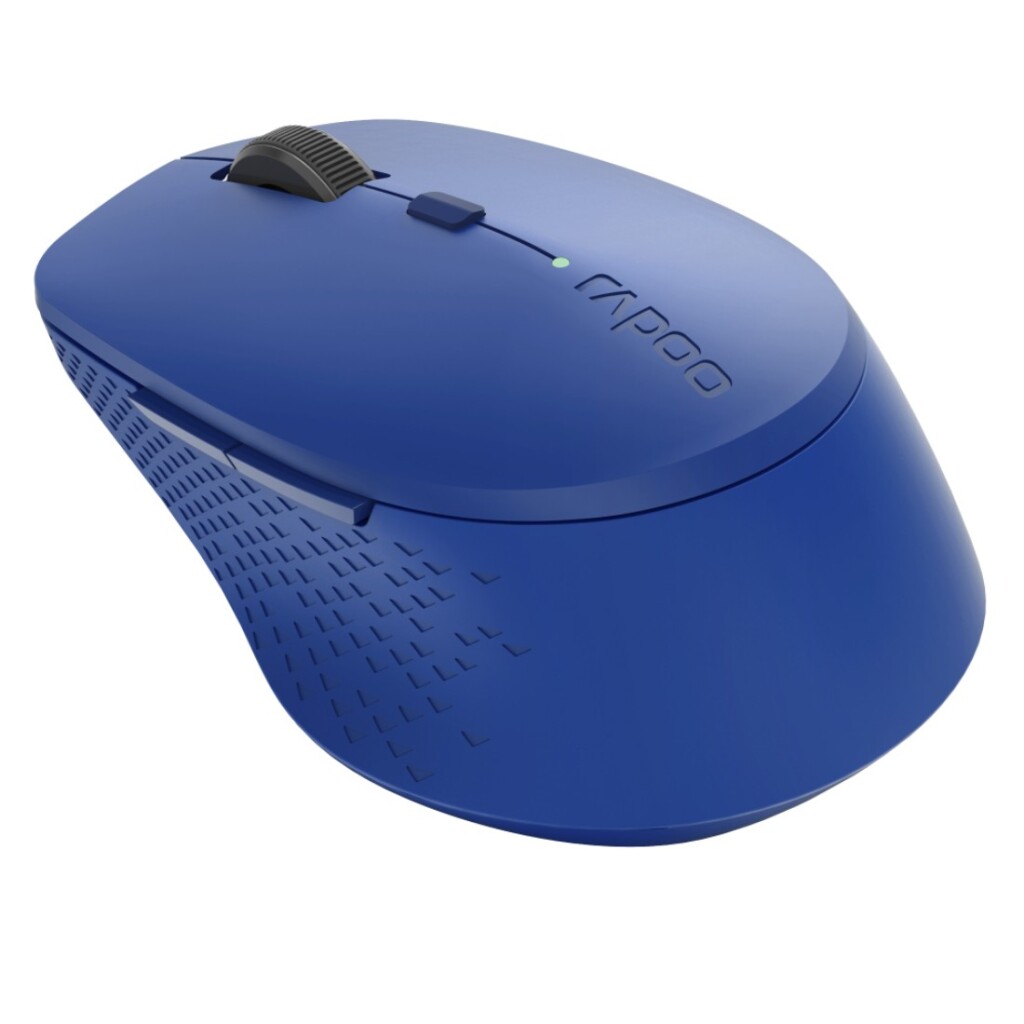 Rapoo m300 lautlose kabellose optische Multimode-Maus blau