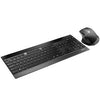 Rapoo Rapoo 9900m Wireless Ultra-Slim Multi-Fashion Desk Set Onion Black