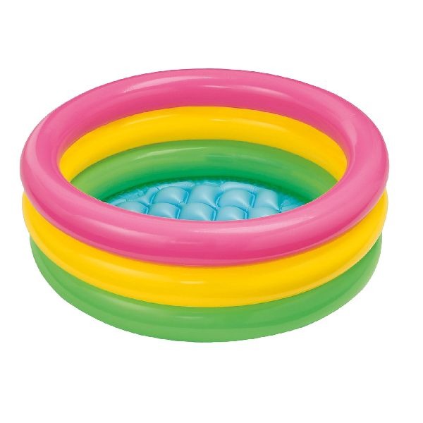 Baby-Pool-Sonnenuntergang-Glühen