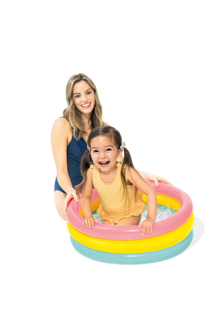 Baby-Pool-Sonnenuntergang-Glühen