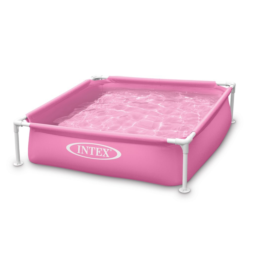 Intex Kinderpool mit Rahmen rosa
