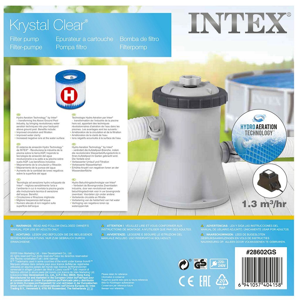Intex Patrone Schwimmbadpumpe sehr klein
