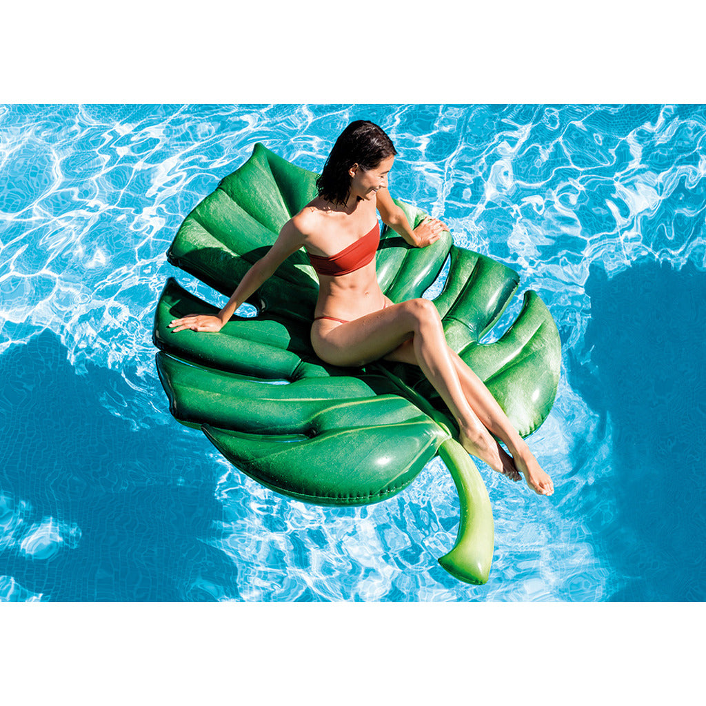 Intex 58782eu aufblasbare Palmblatt-Luftmatratze 213x142 cm
