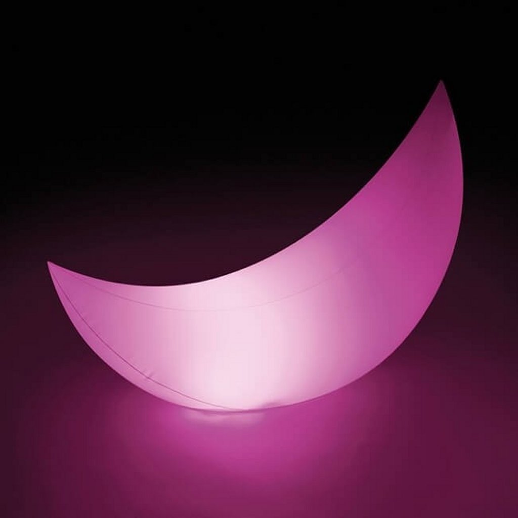 Intex 68693 aufblasbare LED -Beleuchtung Halbmond 135x43x89 cm