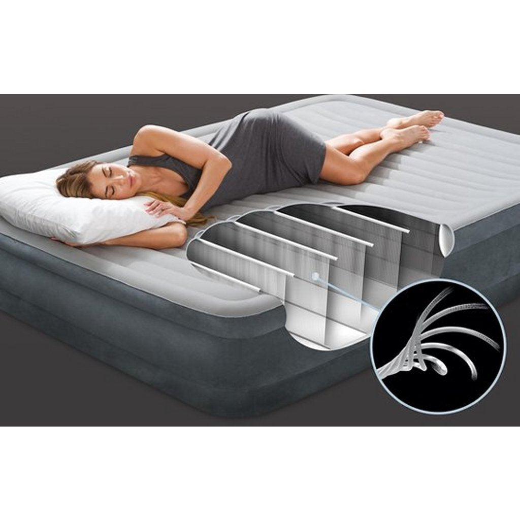 Intex Comfort Plush Luftmatratze (halbe Höhe) – Doppelbett