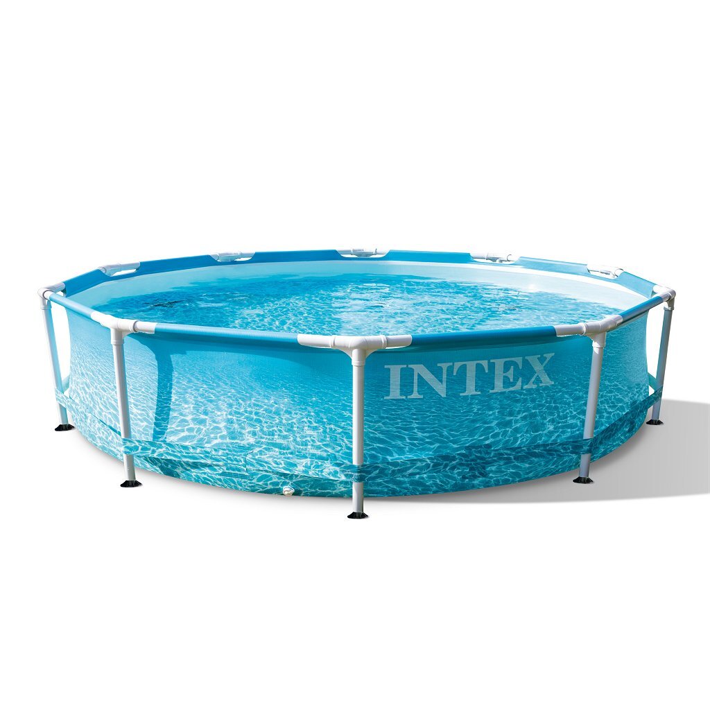 Intex 28206NP Strand -Metallrahmen Swimmingpool 305x76 cm ohne Filterpumpe