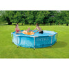 Intex 28208gn Beachside Metallrahmen-Schwimmbecken + Filterpumpe 305x76 cm blau