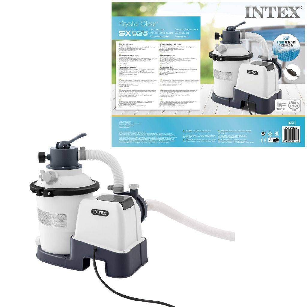 Intex Sandfilterpumpe 2m3 Stunde