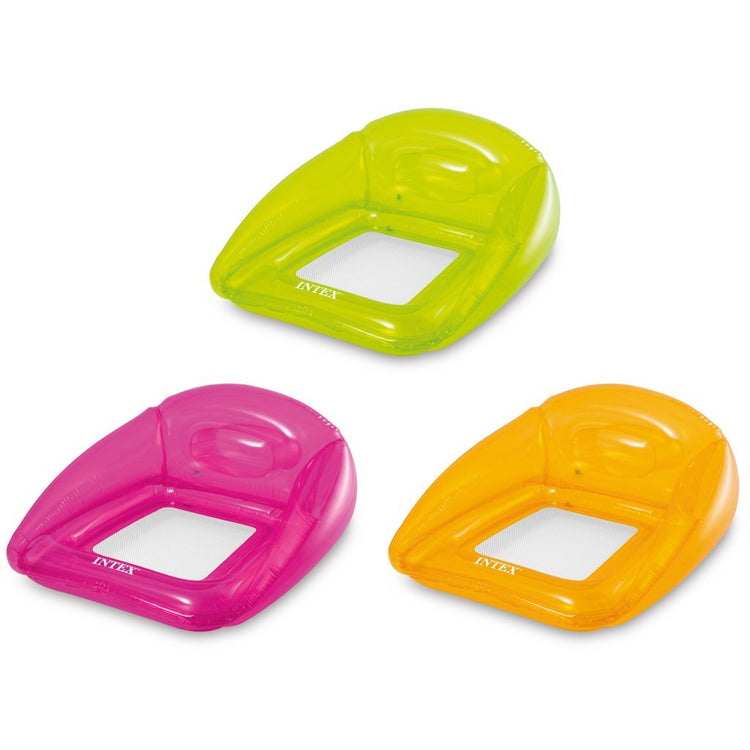 Intx transparente Lounge-Stuhl-Orange