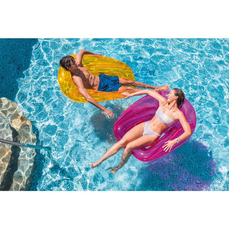 Intx transparente Lounge-Stuhl-Orange