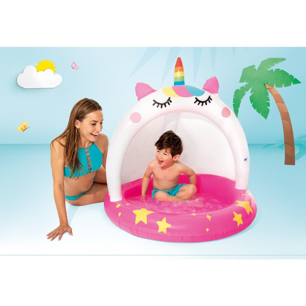 Intex 58438NP Wet Set Collection Caticorn Baby Swimming Pool 102x102 cm