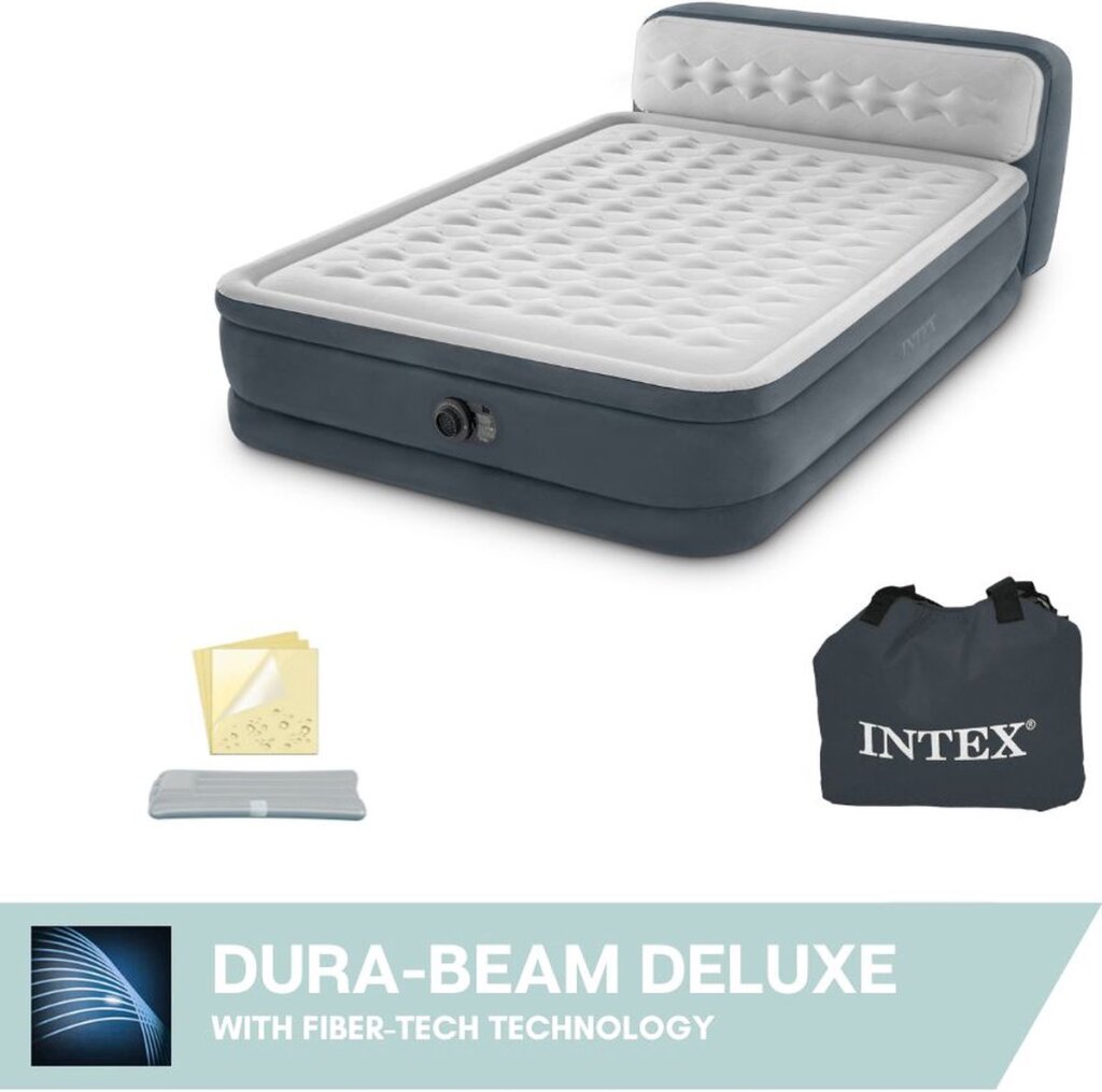 Intex Ultra Plush Air Bett mit Kopfteil