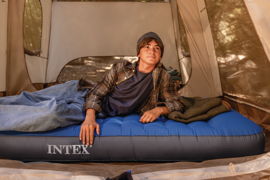 Intex Truaire Camping Matratze mit USB -Pumpen Single