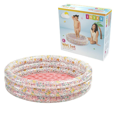 Intex Wet Set Collection Babybadewanne Sweet Blossom 86x25 cm rosa