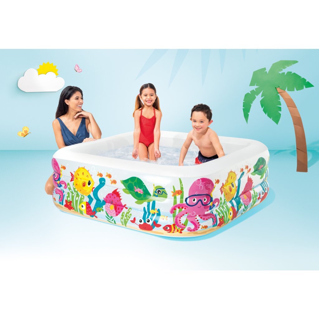 Intx quadratisch aufblasbarer Pool