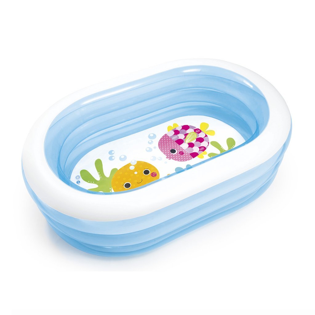 Aufblasbares Schwimmbad in ovaler Form