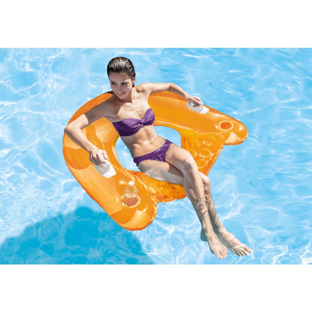Intex aufblasbare schwimmende Sitzstuhl rosa