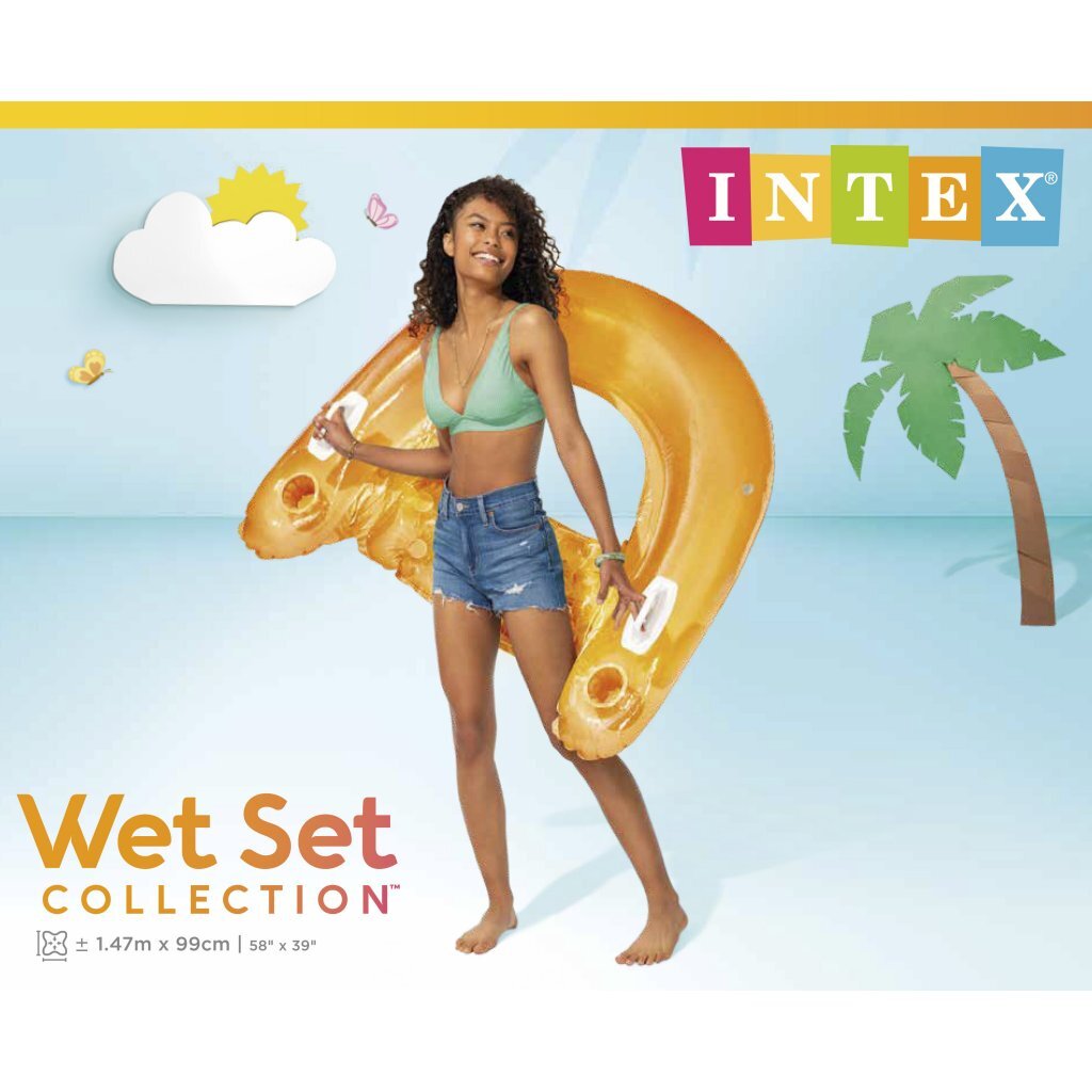 Intex aufblasbare schwimmende Sitzstuhl rosa