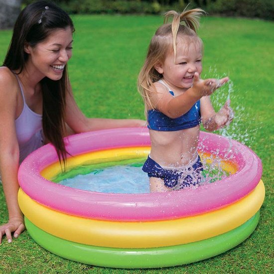 Baby Schwimmbad Sonnenuntergang Glühen (86x25 cm)