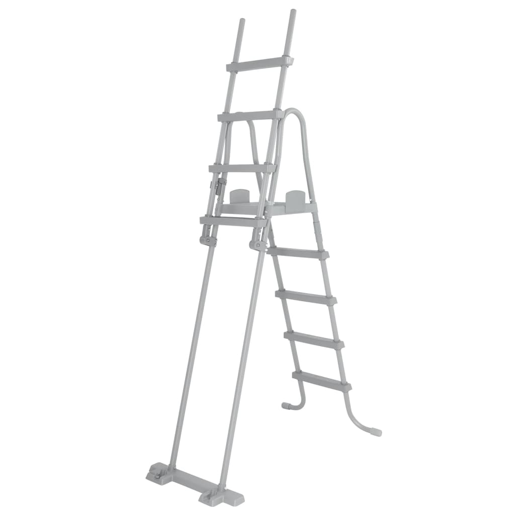 BESTWAY SWIVE POOL LEADDER FLOSCLEAR mit 4 Stufen 132 cm