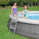 BESTWAY Schwimmbad Leiter 2 Stufen fließen ceclear 84 cm